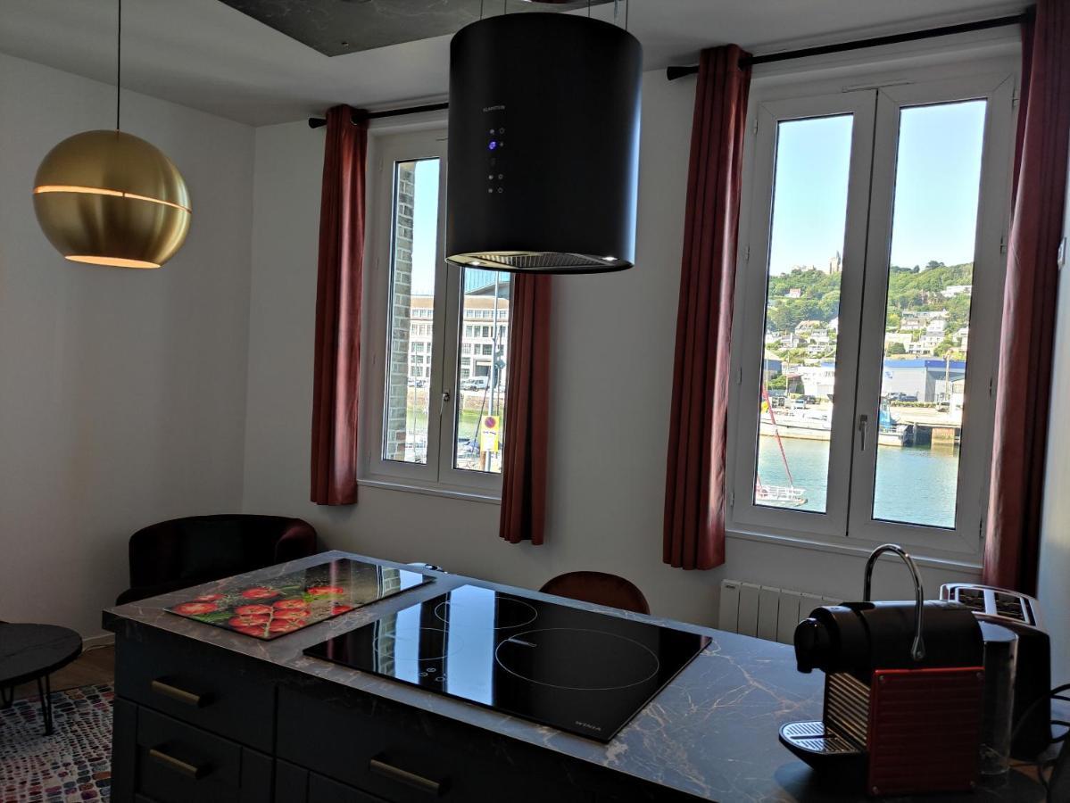 Appartement Le Reflet Des Voiles Face Au Port De Fécamp Extérieur photo